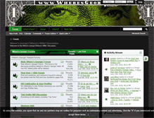 Tablet Screenshot of forums.wheresgeorge.com